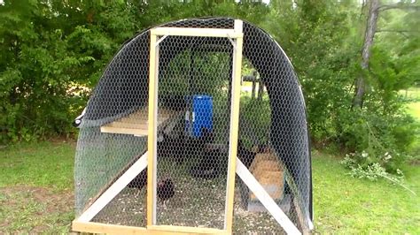 The Chickens New Deluxe Hoop Coop Youtube