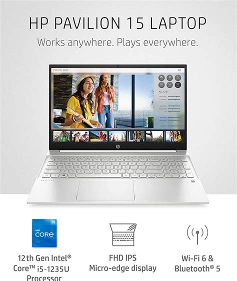 Hp 15 Pavilion Laptop Intel Core 12th Gen I5 1235u 10 Core 156