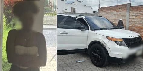 Una Mujer Fue Detenida En Ibarra Con Un Arma Y En Un Carro Sin Placas