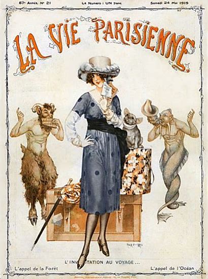La Vie Parisienne 1919 Au Voyage Sex Appeal Mad Men Art Vintage Ad Art Collection
