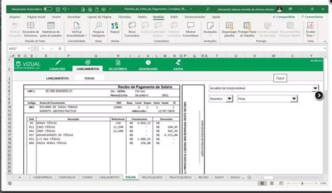 Modelo Holerite Contra Cheque Edit Vel No Excel Arquivos