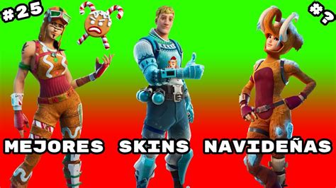 25 Mejores Skins NavideÑas De Fortnite Youtube