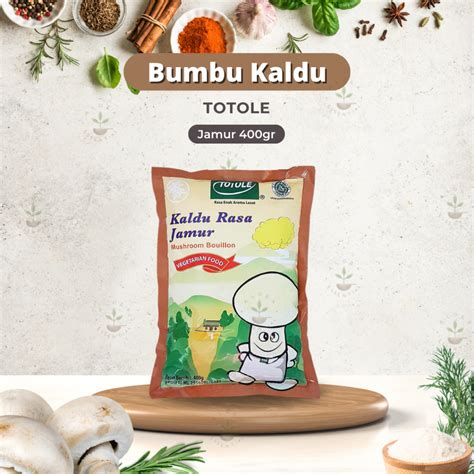 Jual Totole Kaldu Jamur 400gr Halal MUI Bumbu Totole Rasa Jamur 400