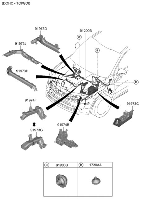 Front Wiring 2022 Kia Sorento Gas