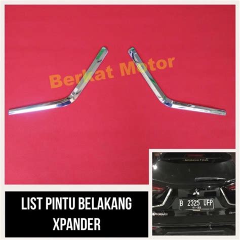 Jual LIST PINTU BAGASI BELAKANG XPANDER Lis Cover Bemper Expander