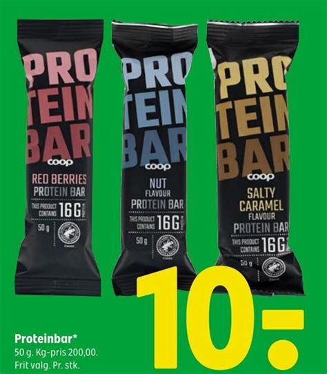 Proteinbar Tilbud Hos Coop 365