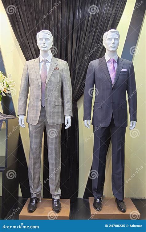 Mannequins In A Men Fashion Store Royalty Free Stock Photo Image