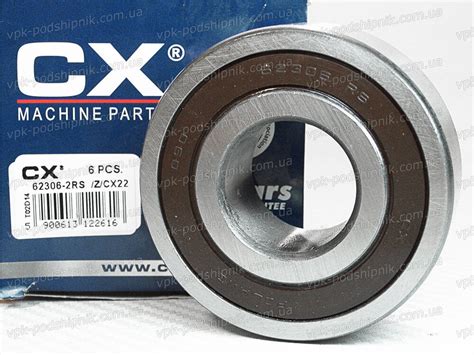 Подшипник 62306 2RS CX Польша 62306RS Купить Цена 155 в Украине