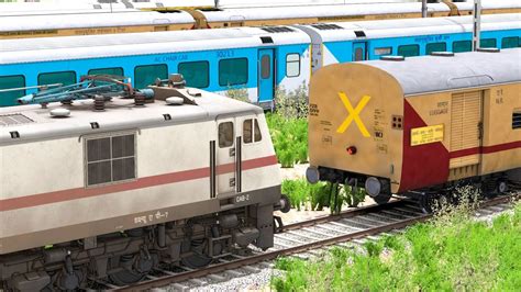 Wap Shunting Icf Express Train Bumpy Railroad Train Simulator