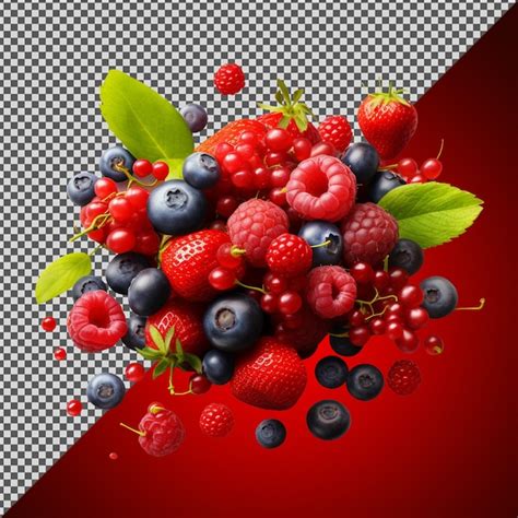 Premium Psd Png Psd Fresh Bunch Of Fresh Red Cherries Isolated On A