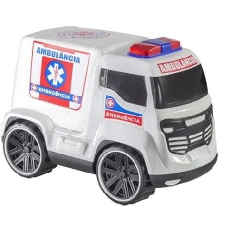 Ambulancia Truck Resgate Brinquedo Bs Toys No Shoptime