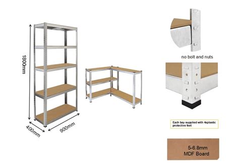 China Industrial Boltless Rivet Metal Shelving Parts factory and ...