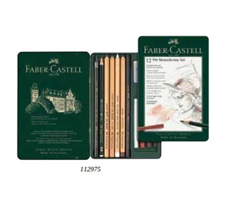 Faber Castell Multicolor 12 Pitt Monochrome Set For Drawing At Rs 1400