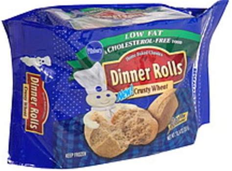 Pillsbury Crusty Wheat Dinner Rolls 124 Oz Nutrition Information