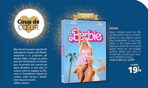 Promo Le Dvd Barbie Chez Auchan Icataloguefr