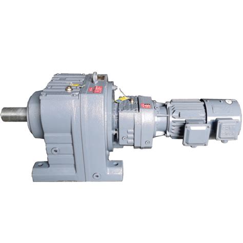 R Series Three Stage Or Two Stage Foot Mounted Helical Gear Reductor