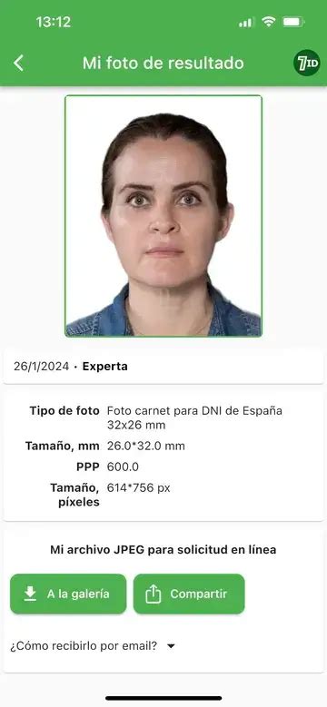 Aplicación De Fotos Carnet Para Dni Y Pasaporte Español