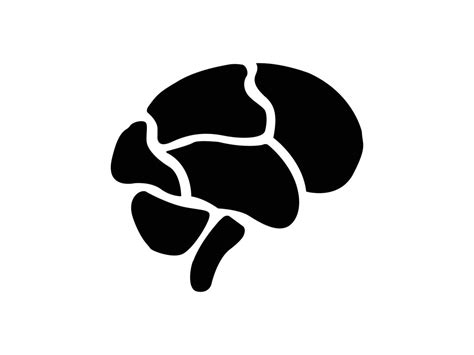 Simple Flat Brain Icon Vector Illustration 12773671 Vector Art At Vecteezy