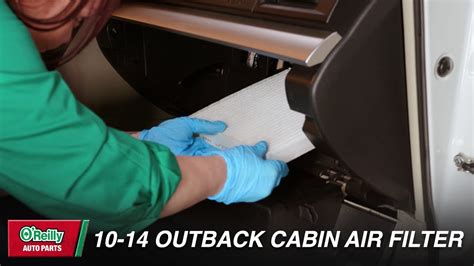 How To Change The Cabin Air Filter In A To Subaru Outback