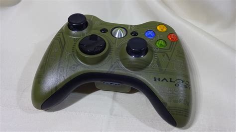 Halo 3 Odst Xbox 360 Wireless Controller Limited Edition Green Video