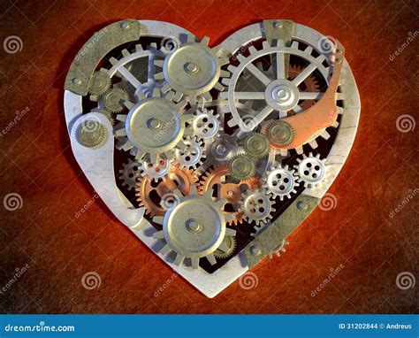 Mechanical Heart Stock Illustration Illustration Of Concept