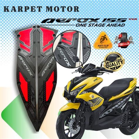 Alas Kaki Aerox Old Karpet Yamaha Aerox Tahun Aksesoris