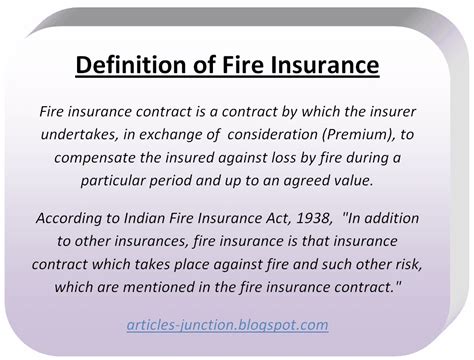 Articles Junction Types Of Fire Insurance Polices Meaning And Definition Of Fire Insurance