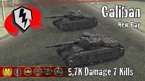 Caliban K Damage Kills Wot Blitz Replays Youtube