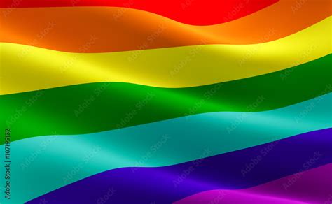 Rainbow Flag Lgbt Movement Stock Illustration Adobe Stock