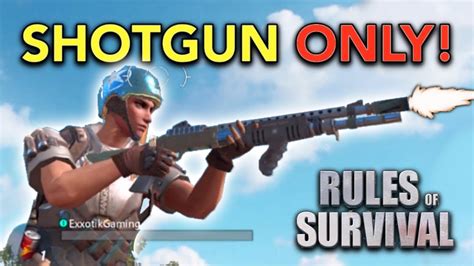 Shotgun Only Challenge Rules Of Survival Pubg For Iosandroid Youtube