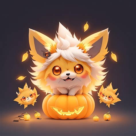 Premium Photo | Cute and adorable halloween ghosts spooky yet charming