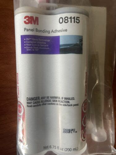 3m 08115 Panel Bonding Adhesive 200 Ml Cartridge 3m 8115 New For