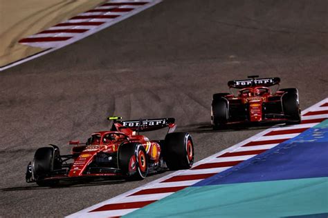 F1 Sainz Porta La Ferrari Sul Podio Nel Gp Del Bahrain