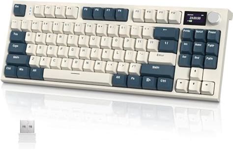 AJAZZ AK820 MAX Teclado Mecânico Sem Fio RGB Estrutura Gasket N Key Rollover Teclas Hot Swap