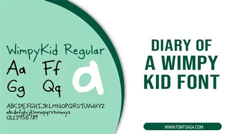 Diary Of A Wimpy Kid Font - Diary Of A Typeface