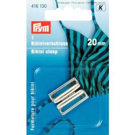 Prym Bikini und Gürtelverschluss 20mm silberfarben