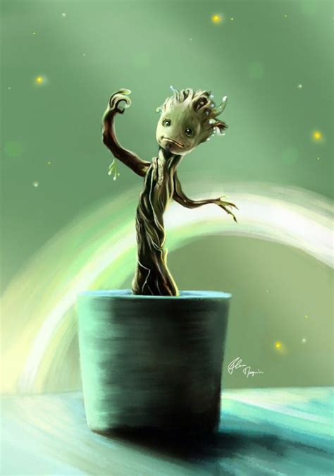 Baby Groot Created By Flore Maquin Groot Marvel Groot Baby Groot