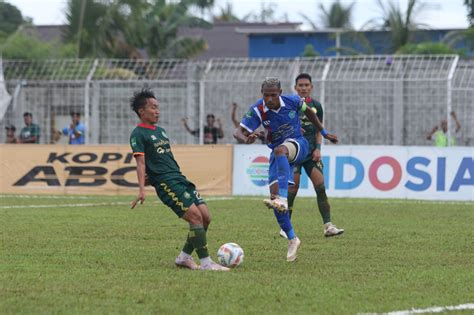 Satu Kaki PSBS Biak Di Semifinal Liga 2 Seusai Kalahkan Persipal Palu