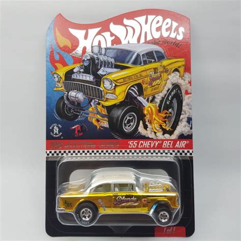 Hot Wheels RLC 55 Chevy Bel Air Gasser Blonde Shopee Singapore