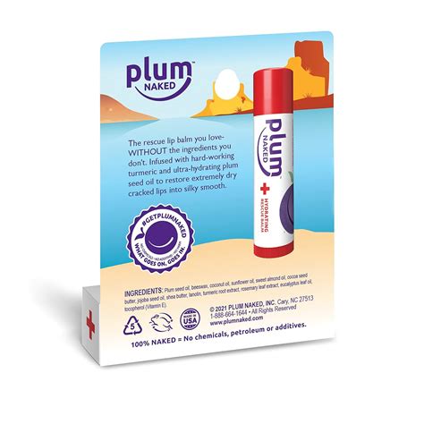 Plum Naked Paquete variado de bálsamos labiales Remedy unidades Yaxa Colombia