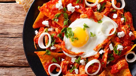 Chilaquiles Rancheros Con Huevo Receta