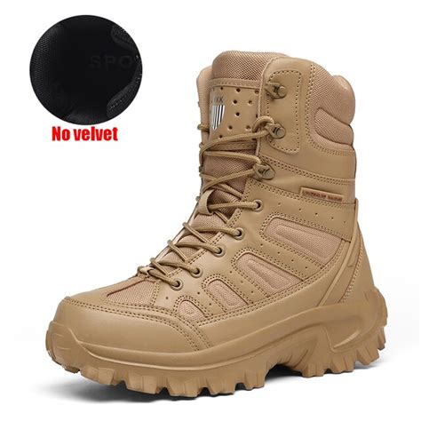 Winter Military Boots Men S Special Forces High Top Leather