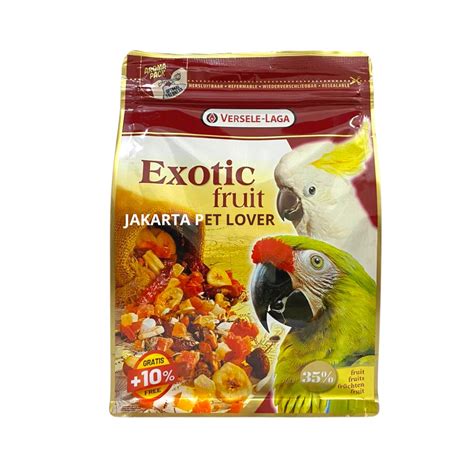 Jual Versele Laga Exotic Fruit 300gr Free 30gr Pakan Burung Parrot