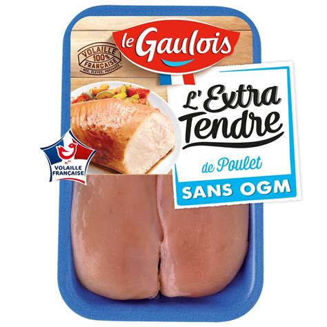 Filet de poulet extra tendre Le gaulois Intermarché