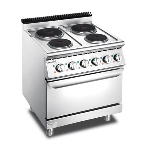 Electric 4-Hot Plate Cooker With Oven : ร้านเครื่องครัวสแตนเลส