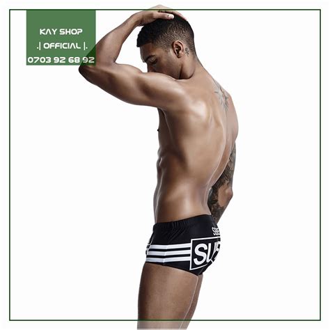 ĐỘC ĐÁO Quần bơi nam kiểu boxer Seobean cao cấp tôn mông to căng tròn sexy Bikini nam