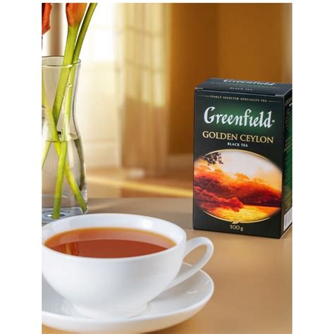 Черен чай Greenfield Golden Ceylon, 100 гр - eMAG.bg