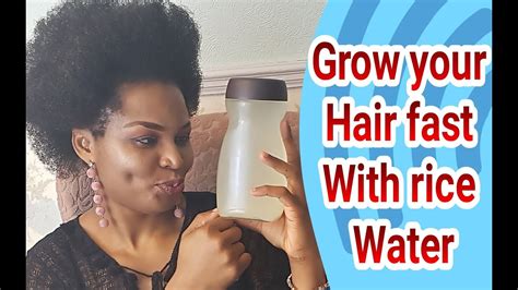 HOW TO MAKE RICE WATER FOR RAPID HAIR GROWTH YouTube