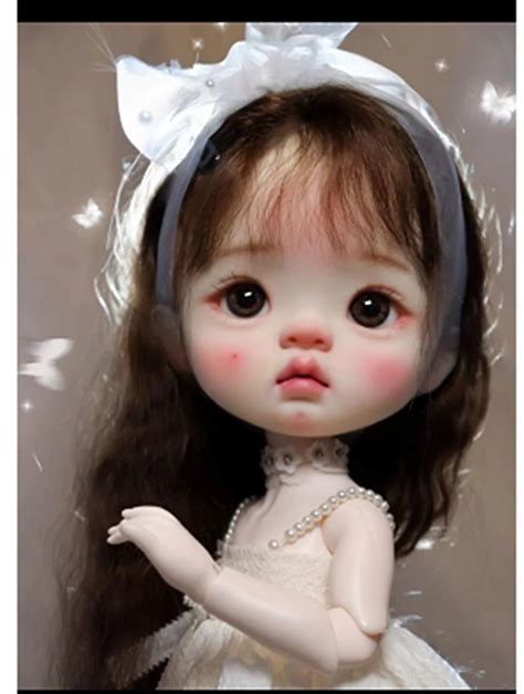 In Stock 1 6 26cm Qianqian Yuanbao BJD Sd Doll Big Head Resin Material