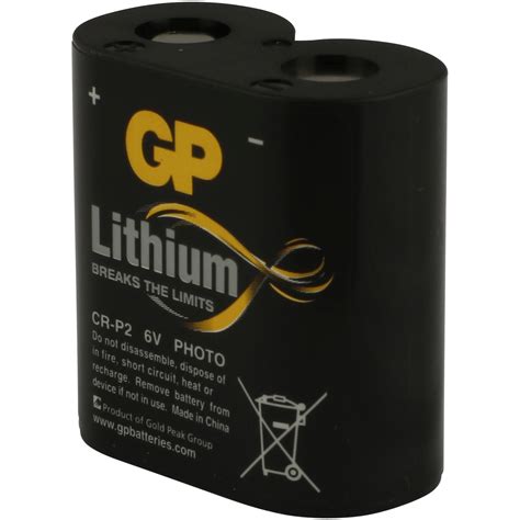 Batterie CRP2 GP Lithium 6V 1 pièce Autres Piles au lithium Piles